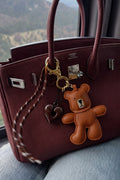 Teddy Bear Bag Charm – Aesthetic Handbag Keychain