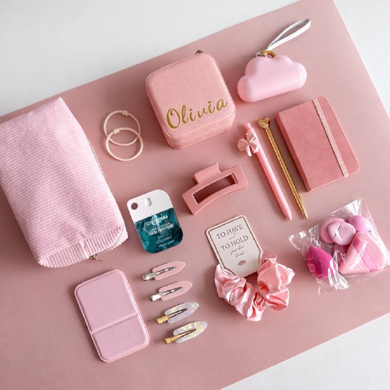 Personalized Pink Self-Care Gift Box for Women