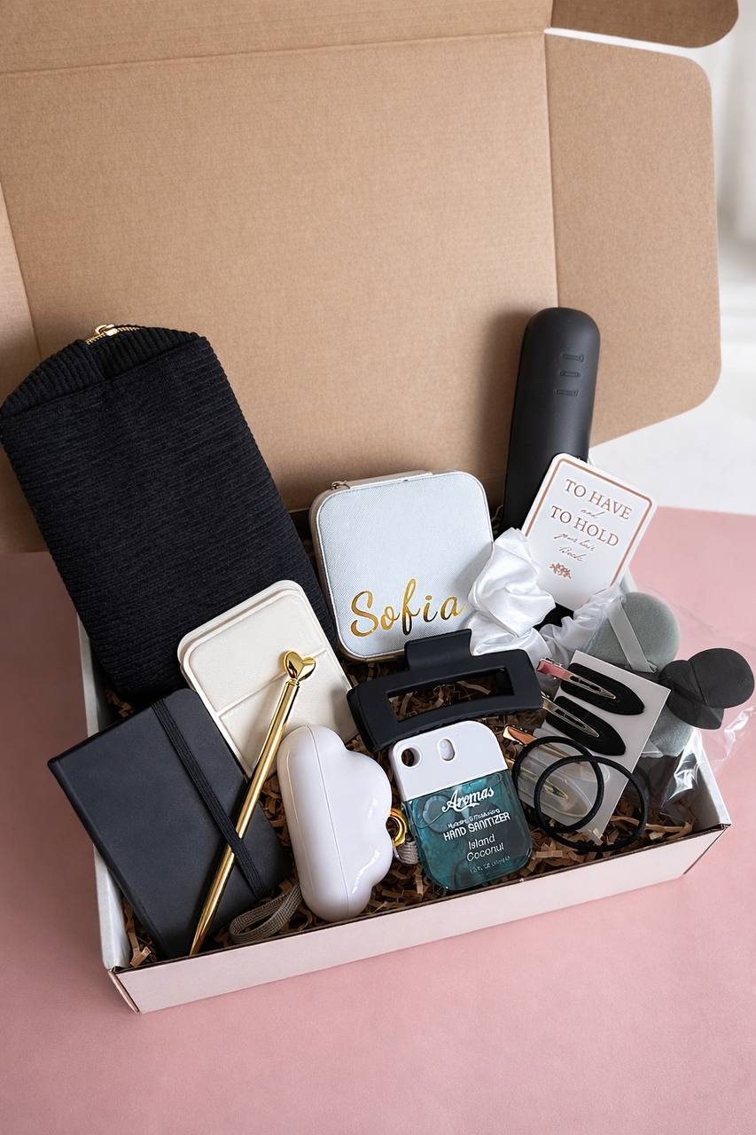 Personalized Pink Self-Care Gift Box for Women